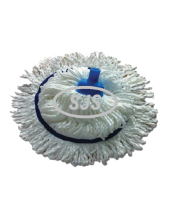 Blended Cotton & Microfiber Circular  Mop - White