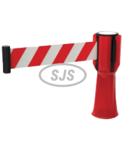 Traffic Cone Topper c/w Retractable Belt (Red + White)