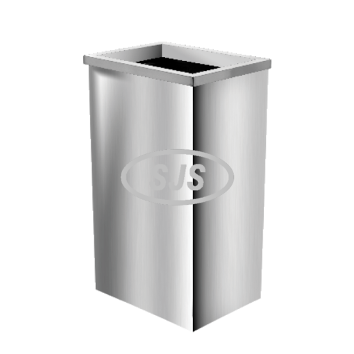 Shop Stainless Steel Rectangular Bin c/w Open Top % - Superior ...
